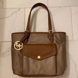 Michael Kors, Tan and Brown Purse